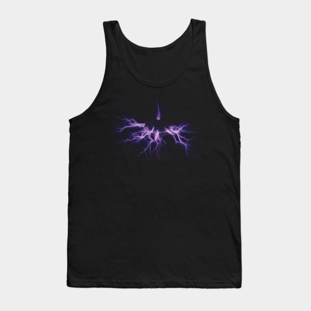 Tesla Coil Lightning Tank Top by kipstewart